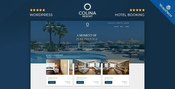 Colina (v2.7) 度假村和酒店WordPress主题 - 专业酒店预订与度假村网站设计
