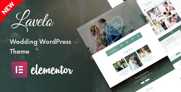 Lavelo (v2.0.8) 婚礼WordPress主题 - 优雅婚礼网站设计