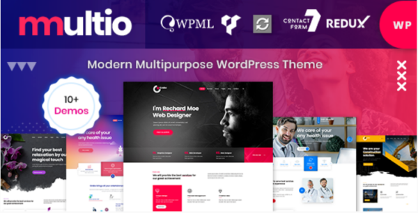 Multio v1.1.2 企业商务WordPress主题 - 多功能企业网站模板