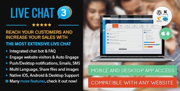 Live Support Chat (v5.1.4) Live Chat 3 - 实时在线客服聊天插件
