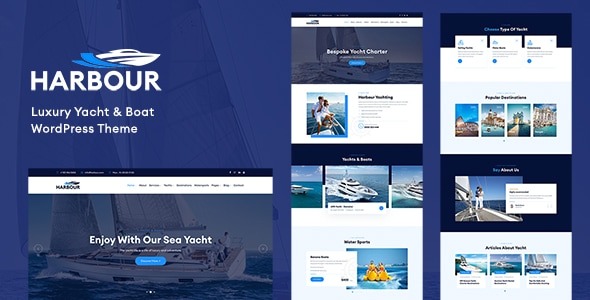 Harbour v1.0 Luxury Yacht & Boat WordPress Theme - 豪华游艇与船舶WordPress主题