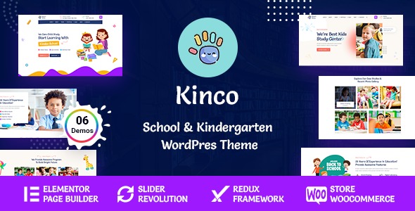 Kinco v1.0.0 Kindergarten WordPress Theme - 幼儿园WordPress主题