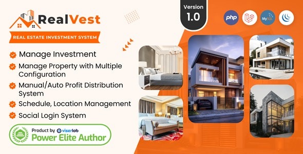 RealVest v2.1 房地产投资系统 - 专业房地产投资管理解决方案