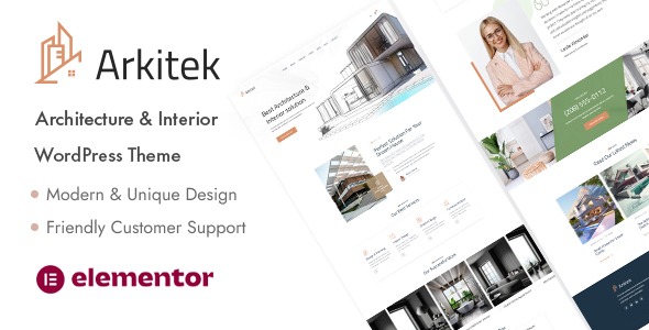 Arkitek v2.0.2 建筑与室内设计WordPress主题