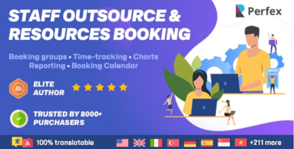 Perfex CRM员工外包与资源预订模块Staff Outsourcing & Resources Booking module for Perfex CRM v1.0b