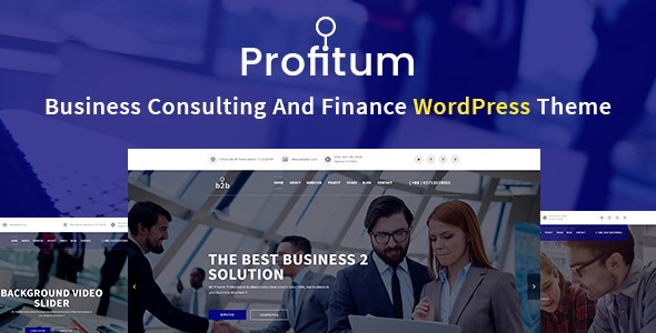 Profitum v2.0 Business WordPress Theme - 专业商业金融WordPress主题