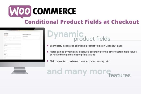 WooCommerce Conditional Product Fields at Checkout (v6.6) - WooCommerce结账条件产品字段插件