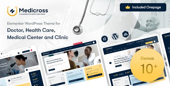 Medicross v1.0.0 医疗WordPress主题 - 专业医疗网站设计