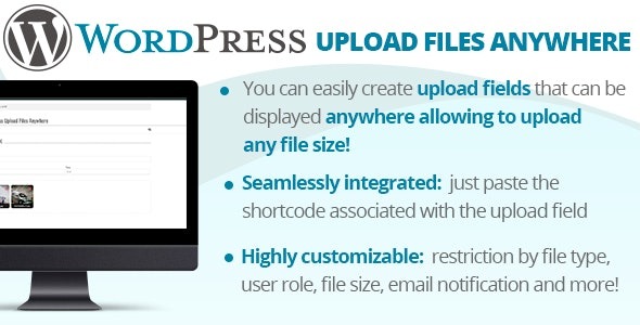 WordPress Upload Files Anywhere v2.7 - 在任何地方上传文件到WordPress网站