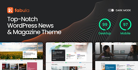 Fabula v1.2.92 新闻杂志WordPress主题 - 专业新闻与杂志网站设计