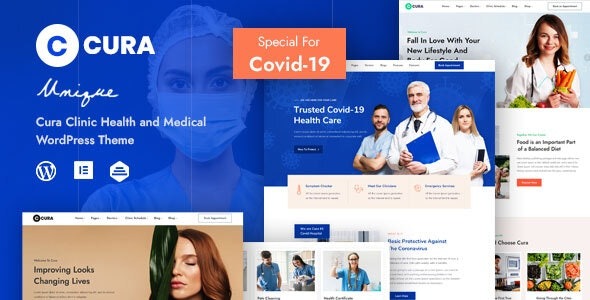 Cura v1.2.0 Medical Clinic Theme - 专业医疗诊所WordPress主题