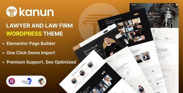 Kanun v1.0 Lawyer & Law Firm WordPress Theme - 律师与律师事务所WordPress主题