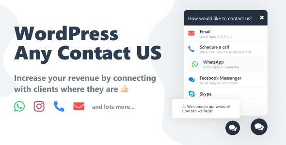 WordPress Any Contact Us v2.3.0 - 多功能联系表单插件