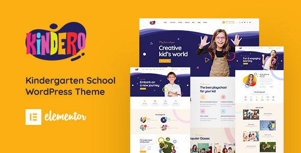 Kindero v1.0.16 幼儿园学校WordPress主题 - 专为幼儿园设计的响应式主题