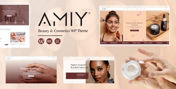 Amiy v1.0.7 Beauty Cosmetics Shop - 美容化妆品商店WordPress主题