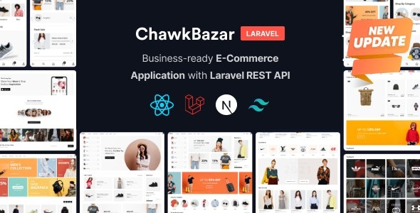 ChawkBazar Laravel (v6.8.0) React, Next, REST API 多供应商电子商务平台