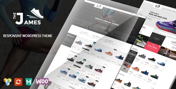 James (v1.5.8) 响应式 WooCommerce 鞋类主题 - 专为鞋类电商打造的 WordPress 主题