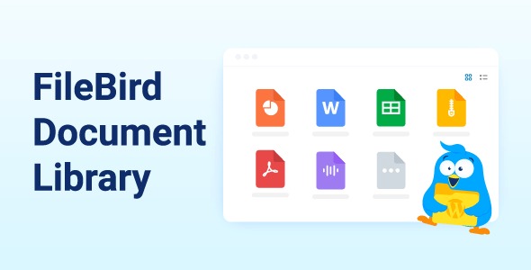 FileBird Document Library (Pro) v3.0.6.1 - WordPress文档库管理插件