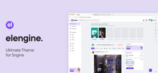 Xngine v1.0.4 The Ultimate Sngine Theme - 终极Sngine主题