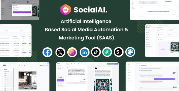 SocialAI v2.3 - 基于人工智能的社交媒体自动化与营销工具(SAAS)