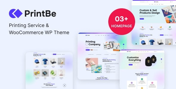 PrintBe v1.0.13 印刷服务与WooCommerce WordPress主题