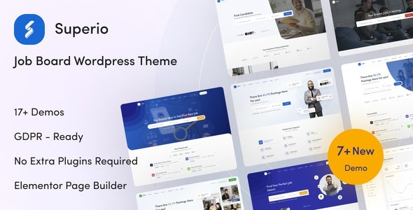 Superio (v1.3.27) 招聘求职网站WordPress主题