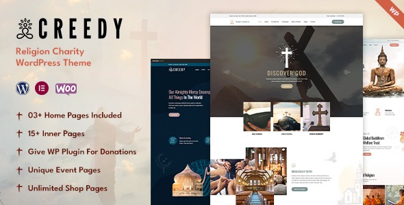 Creedy v1.0.9 Religion, Church Theme - 宗教与慈善WordPress主题