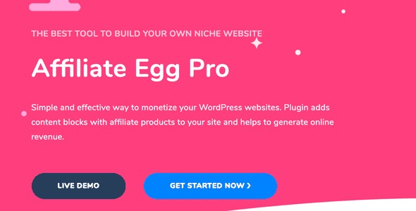Affiliate Egg Pro v10.9.22 利基联盟营销WordPress插件 [已激活*]