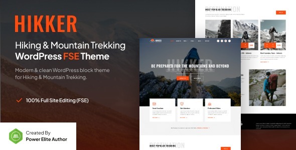 Hikker v1.0.0 徒步与山地旅行 WordPress 主题