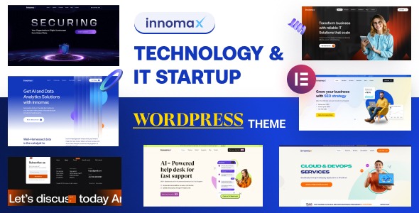 Innomax (v1.0.0) 技术与IT初创企业WordPress主题