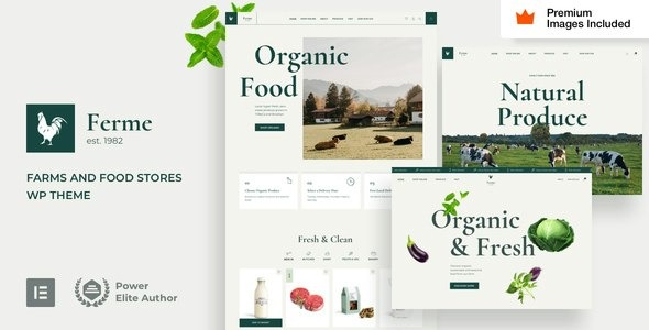Ferme (v10.0) 食品商店与农场主题 - 有机农场商店WordPress主题