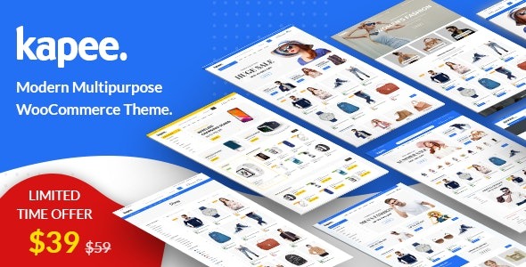 Kapee (v1.6.18) 现代多功能WooCommerce主题 - 时尚商店解决方案