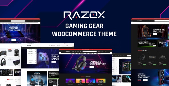 Razox v1.0.3 Gaming Gear WooCommerce Theme - 游戏装备商城WordPress主题