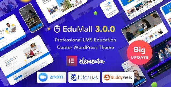 EduMall (v4.3.1) 专业LMS教育中心WordPress主题