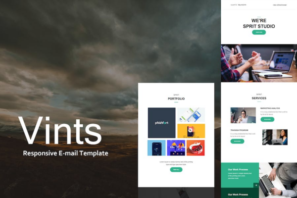 Vints Mail – 响应式电子邮件模板（Responsive E-mail Template）