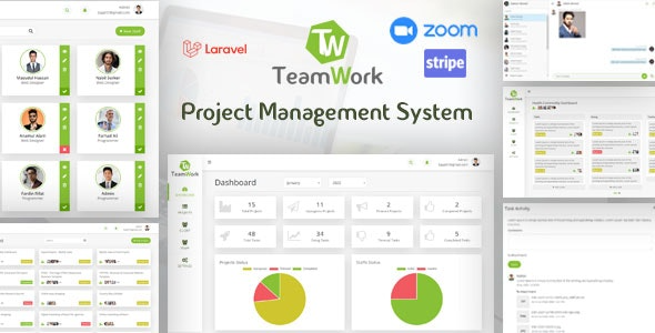 TeamWork Laravel v1.1.1 项目管理系统 - 高效团队协作工具