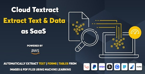 Cloud Textract v1.0.1 从文档中提取文本和数据的SaaS解决方案