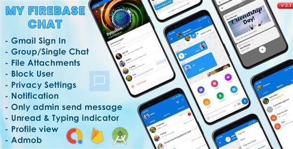 My Firebase Chat v2.1 (Android 11支持) - 高效实时聊天解决方案