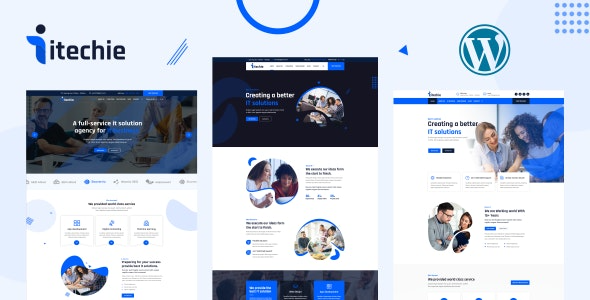 Itechie v1.0.5 IT解决方案和服务Bootstrap模板