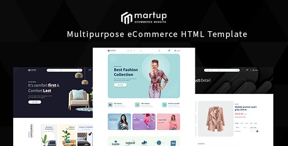 Martup – 多功能电子商务HTML模板（Multipurpose eCommerce HTML Template）