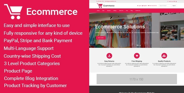 Ecommerce v1.14 响应式电子商务业务管理脚本
