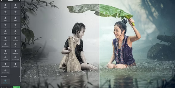 Differ v1.0 Before and After widget for Elementor - Elementor前后对比小工具