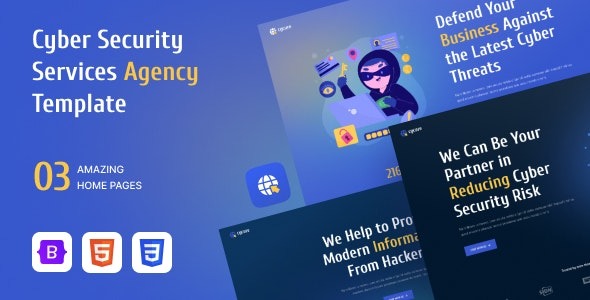 Cycure v1.0 Cyber Security Services Template - 网络安全服务WordPress主题