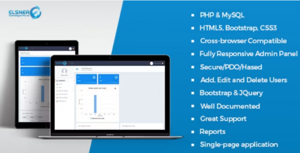 PHP Login Registration Script & User Management Admin Panel v1.1 - 高级登录注册与用户管理面板