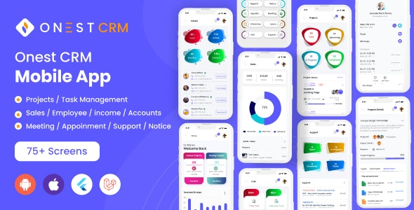 Onest CRM v1.1 多平台CRM移动应用程序 - 高效客户关系管理解决方案