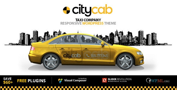 CityCab v3.5.3 – 出租车公司WordPress主题