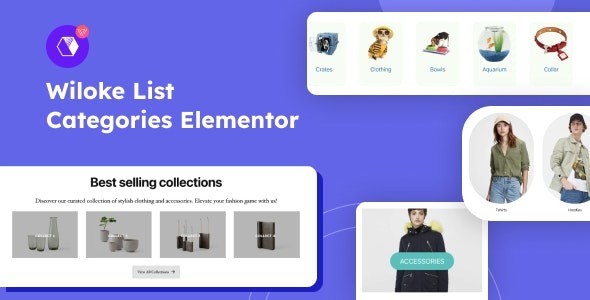 Wiloke Product Categories Elementor v1.0.0 - WordPress产品分类Elementor插件