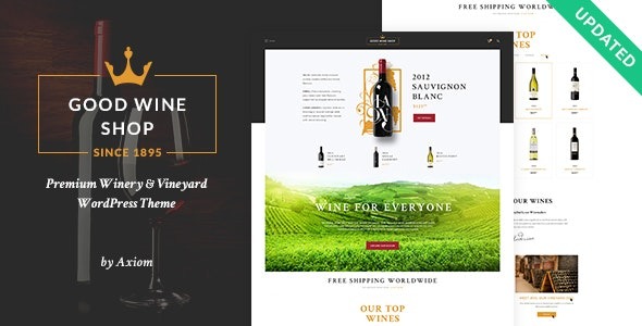 Good Wine v1.1.10 葡萄园与酒庄商店WordPress主题
