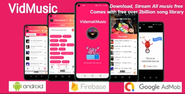 Videmak Music v2.0.5 自动音乐下载与流媒体Android应用