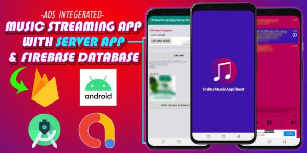 Music Streaming App with Server App And Firebase v1.0.0 - 音乐流媒体应用与服务器应用和Firebase集成